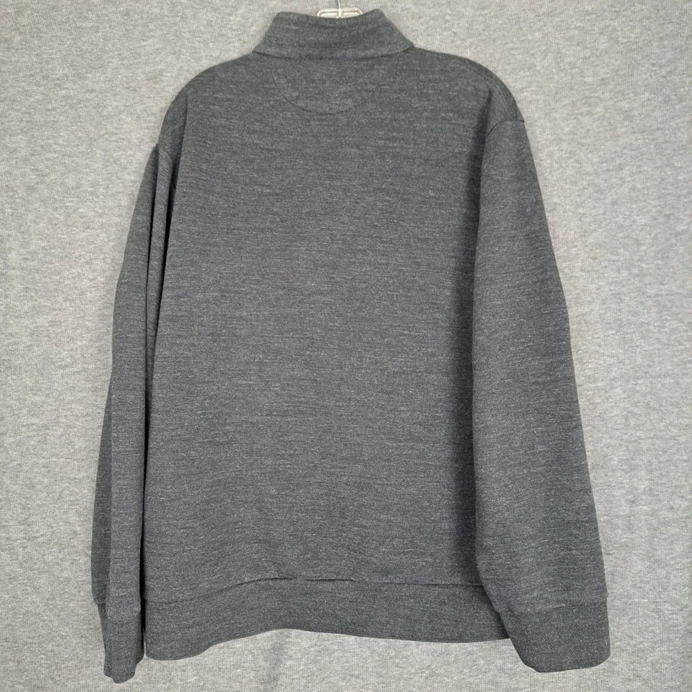 Polo‎ Ralph Lauren Sweater XL Mens Gray 1/4 Zip Pullover Preppy 51
